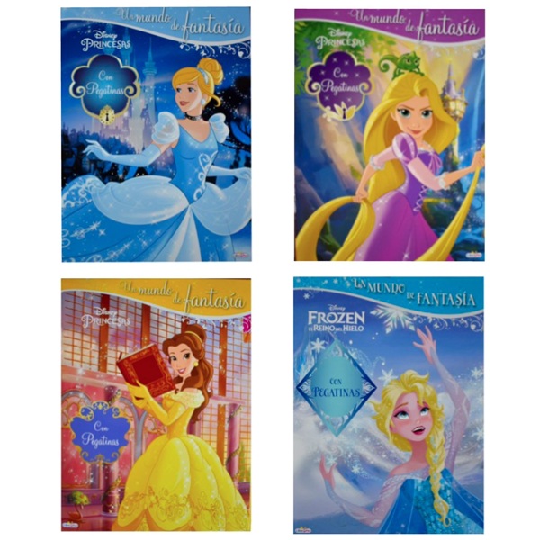 UN MUNDO DE FANTASIA PRINCESAS 4 MODELOS