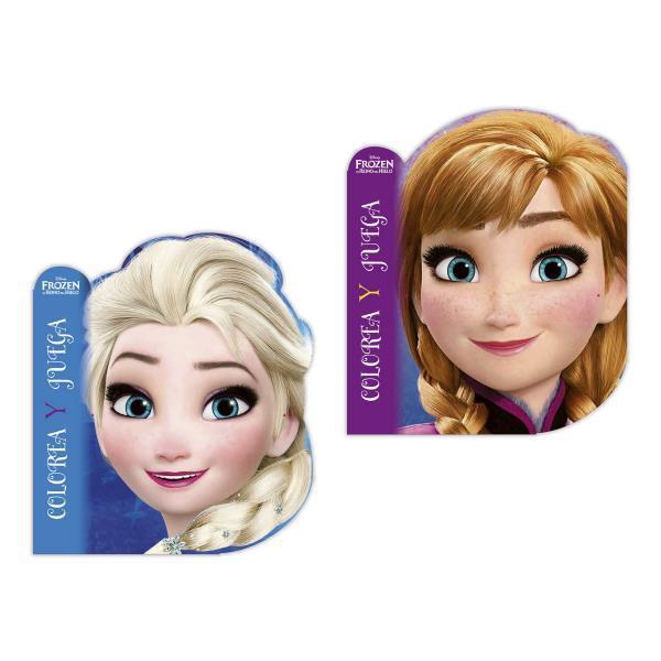 FROZEN EL REINO DEL HIELO COLOREA Y JUEGA PACK X2