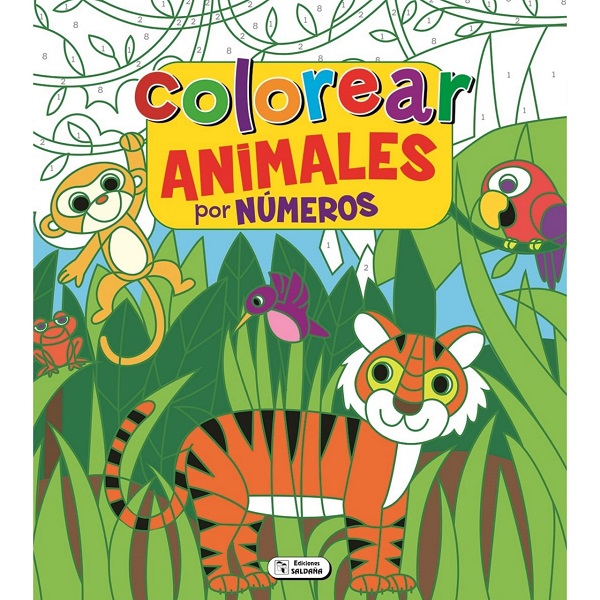 COLOREAR ANIMALES POR NUMEROS