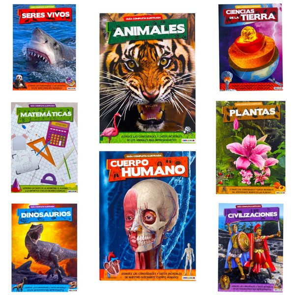 COLECCION GUIA COMPLETA ILUSTRADA 8 TIT