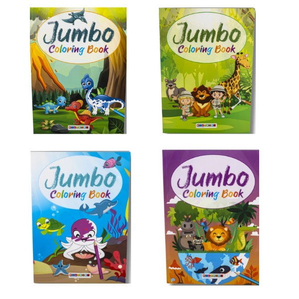 MI GRAN LIBRO DE COLOREAR JUMBO 4 TIT