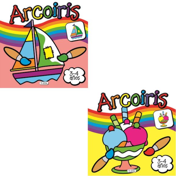ARCOIRIS 3 A 4 AÑOS PACKx2 - Imagen 2