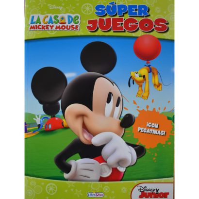 SUPER JUEGOS VERDE COLECCION SUPER ACTIVIDADES LA CASA DE MICKEY