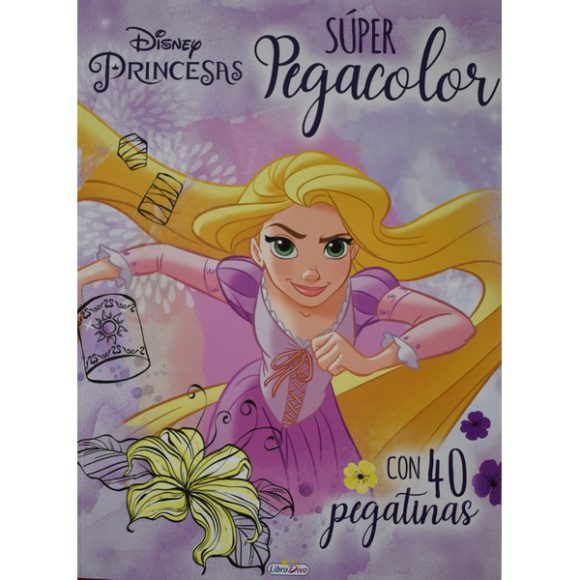 SUPER PEGACOLOR PRINCESAS DISNEY ROSADO
