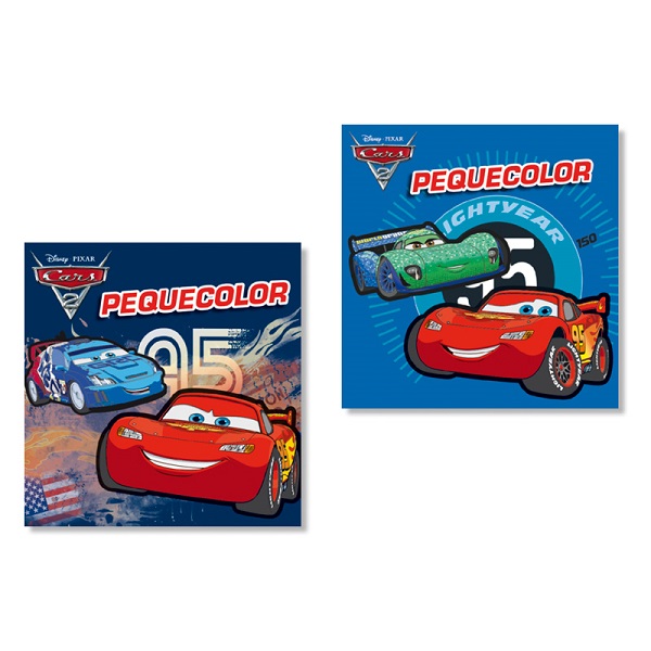 CARS 2 PEQUECOLOR PACK X2