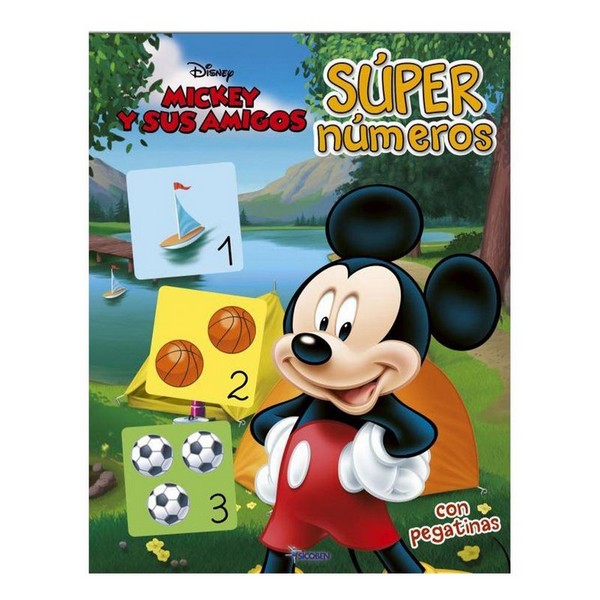 SUPER NUMEROS MICKEY Y SUS AMIGOS