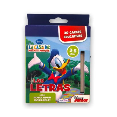 LETRAS CARTAS EDUCATIVAS CASA DE MICKEY MOUSE
