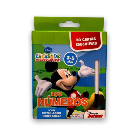 NUMEROS CARTAS EDUCATIVAS CASA DE MICKEY MOUSE