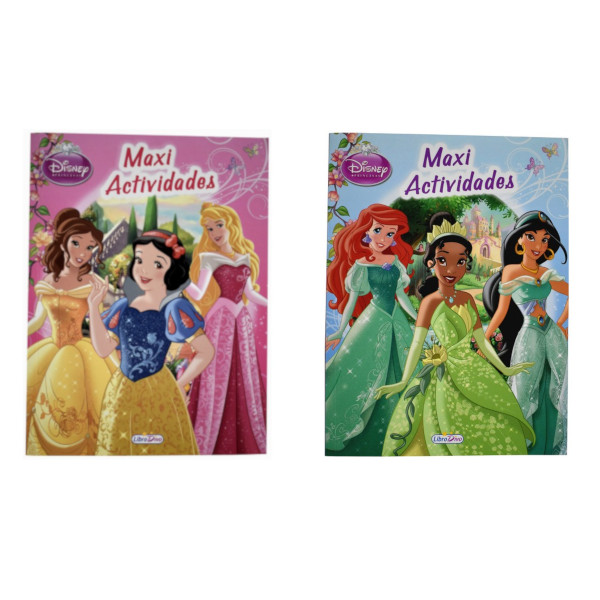 PRINCESAS DISNEY MAXI ACTIVIDADES 2 TITULOS