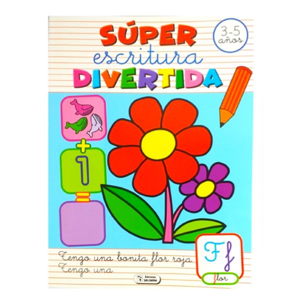 SUPER ESCRITURA DIVERTIDA CELESTE