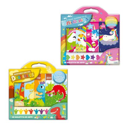 COLECCION ARTE COLOR 2 TITULOS (UNICORNIOS/DINOSAURIOS)