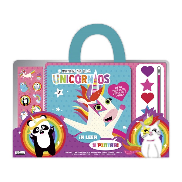 MARAVILLOSO VIAJE DE LOS UNICORNIOS A LEER Y PINTAR