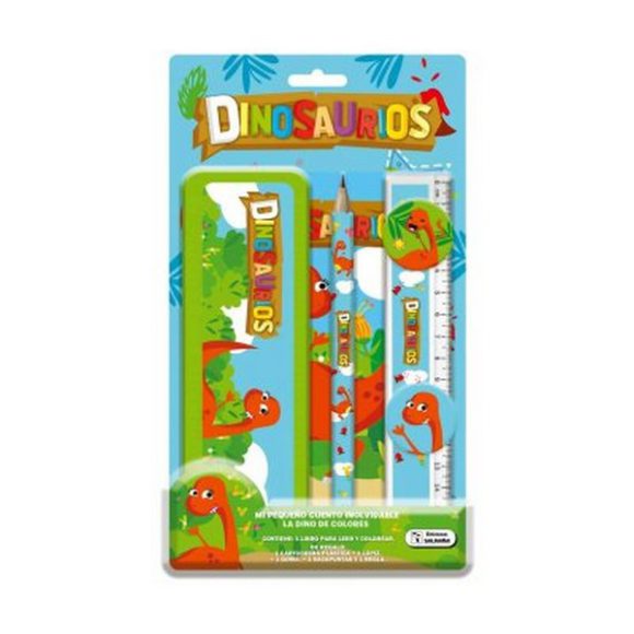 KIT DE COLOREAR DINOSAURIOS AZUL
