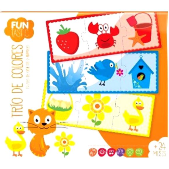 TRIO DE COLORES FUNTASTIC PUZZLE