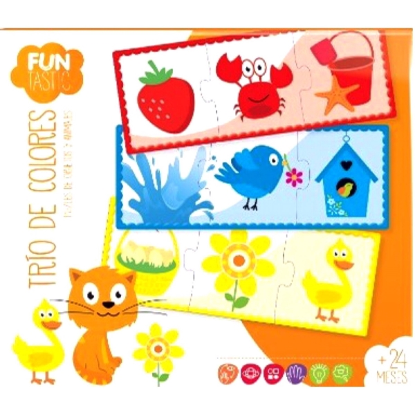 TRIO DE COLORES FUNTASTIC PUZZLE