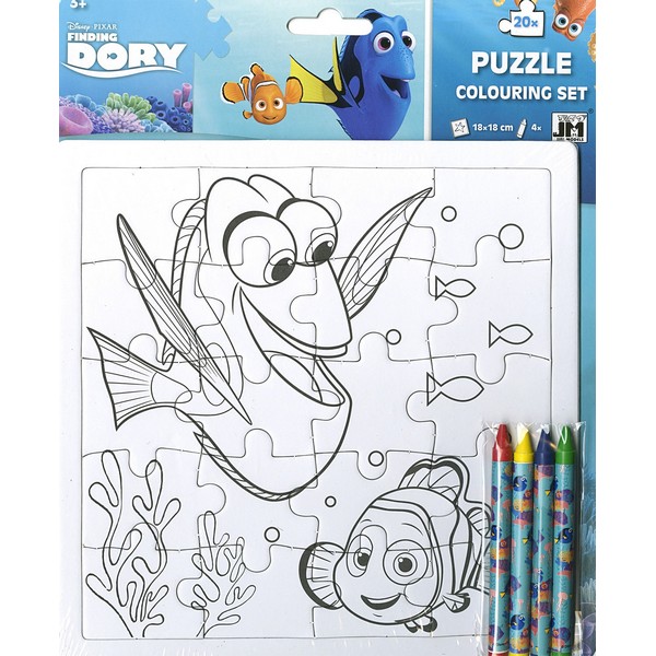 SET PUZLE COLOREABLE BUSCANDO A DORY