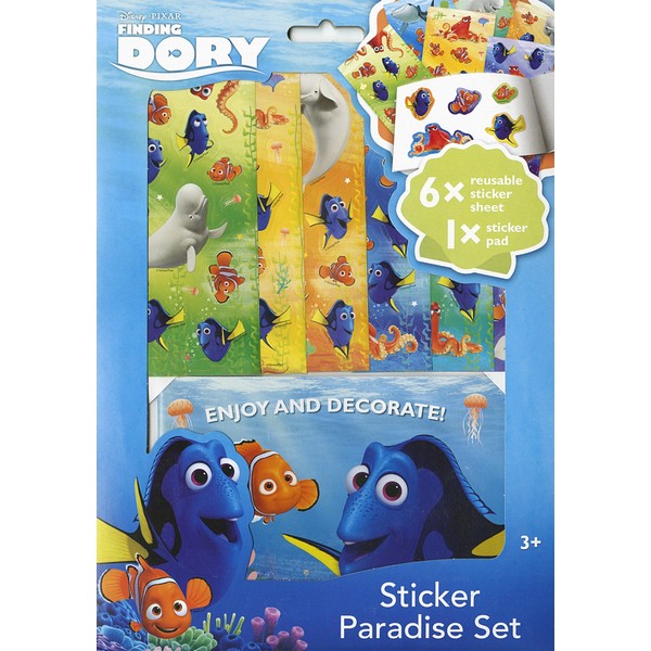 SET CUADERNO Y PEGATINAS BUSCANDO A DORY