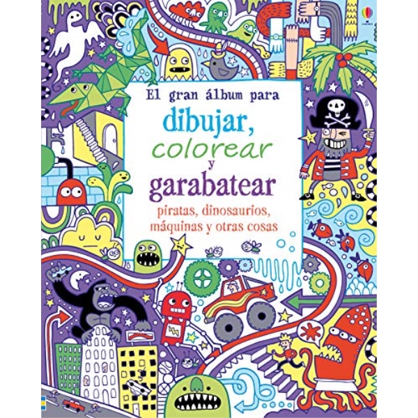 GRAN ALBUM PARA DIBUJAR COLOREAR Y GARABATEAR