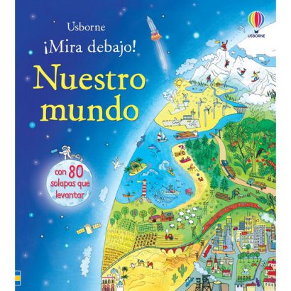 NUESTRO MUNDO MIRA DEBAJO CON SOLAPAS