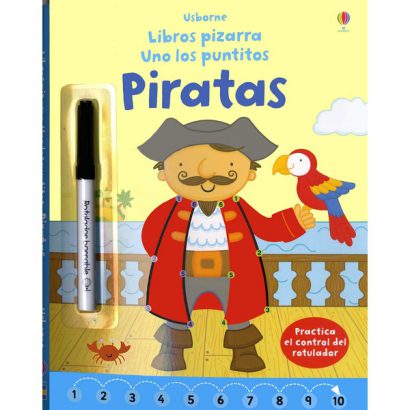 PIRATAS UNO LOS PUNTITOS LIBROS PIZARRA