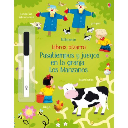 PASATIEMPOS Y JUEGOS EN LA GRANJA LIBROS PIZARRA