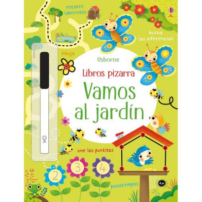 VAMOS AL JARDIN LIBROS PIZARRA