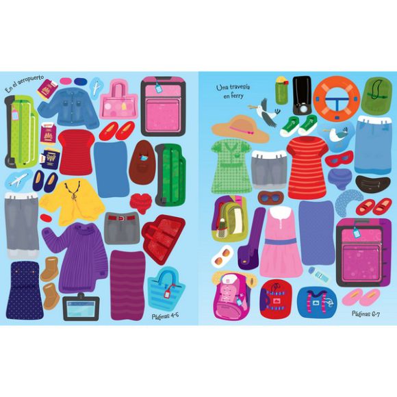 DE VIAJE EL VESTUARIO EN PEGATINAS - Imagen 2