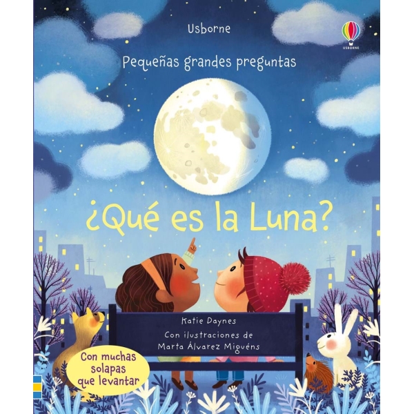 QUE ES LA LUNA PEQUEÑAS GRANDES PREGUNTAS CON SOLAPAS