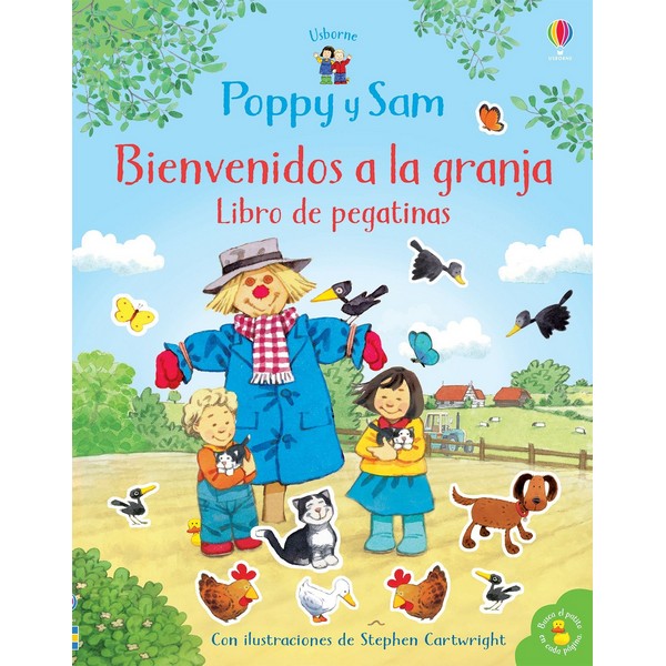 POPPY Y SAM BIENVENIDOS A LA GRANJA LIBRO DE PEGATINAS