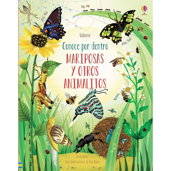 MARIPOSAS Y OTROS ANIMALITOS CONOCE POR DENTRO CON SOLAPAS