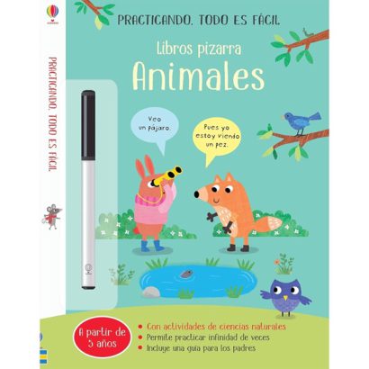 ANIMALES PRACTICANDO TODO ES FACIL LIBROS PIZARRA