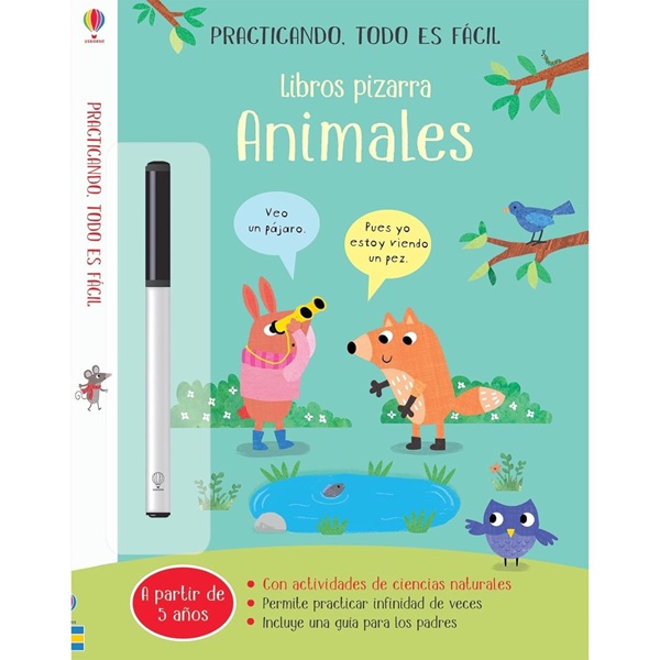 ANIMALES PRACTICANDO TODO ES FACIL LIBROS PIZARRA