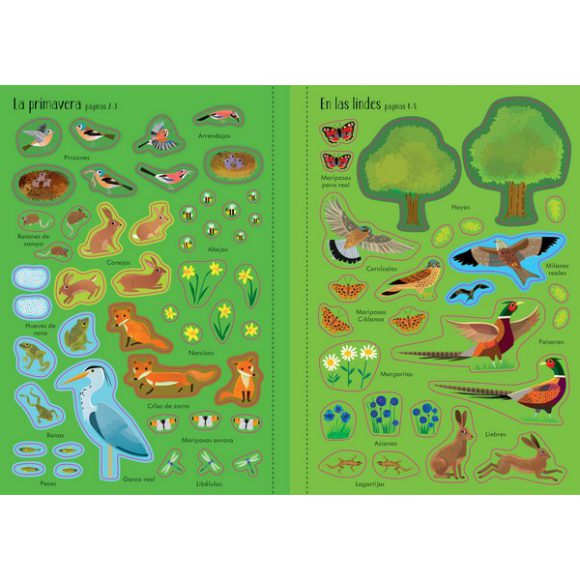EN UN BOSQUE MI PEQUEÑO LIBRO DE PEGATINAS - Imagen 4