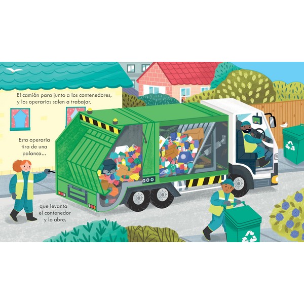 ASI FUNCIONA UN CAMION DE RECICLAJE A VER A VER CON SOLAPAS - Imagen 2