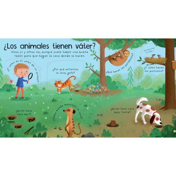A DONDE VA LA CACA MIS PRIMERAS PREGUNTAS CON SOLAPAS - Imagen 2