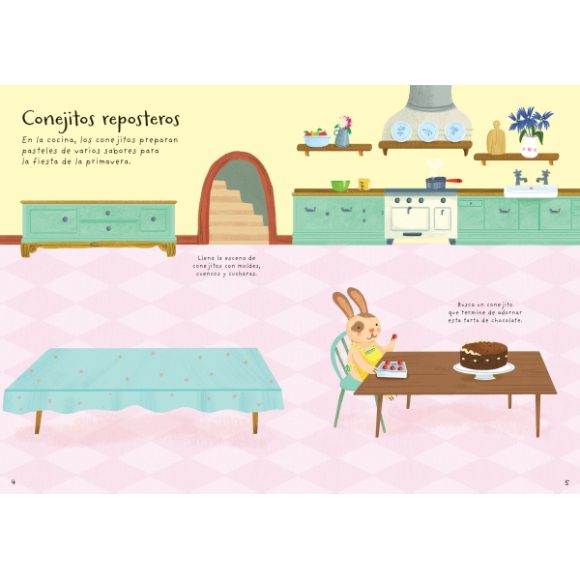 CONEJITOS MI PEQUEÑO LIBRO DE PEGATINAS - Imagen 2