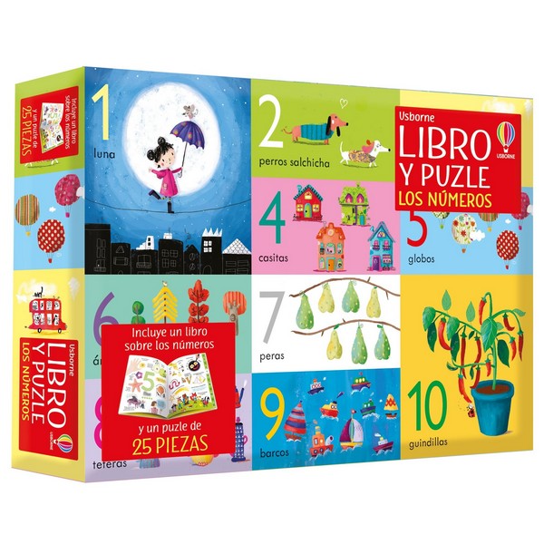 LOS NUMEROS LIBRO Y PUZLE