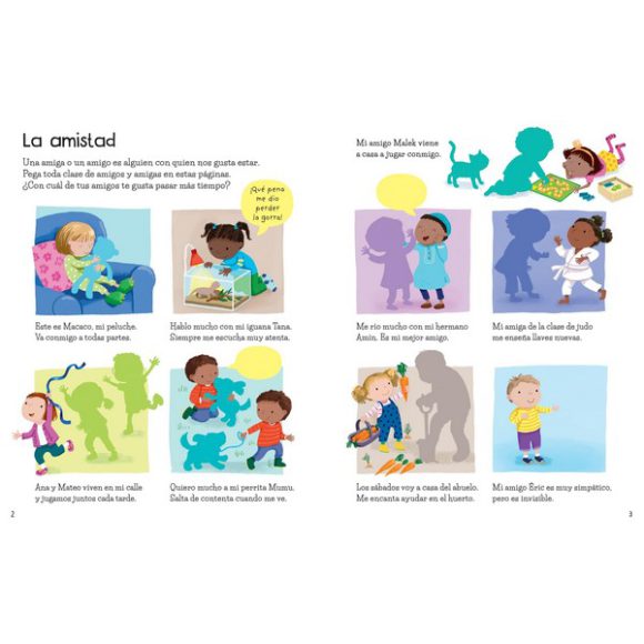 CON MIS AMIGOS MI PRIMER LIBRO DE PEGATINAS - Imagen 2