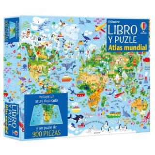 ATLAS MUNDIAL LIBRO Y PUZLE