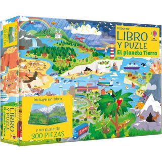 PLANETA TIERRA LIBRO Y PUZZLE