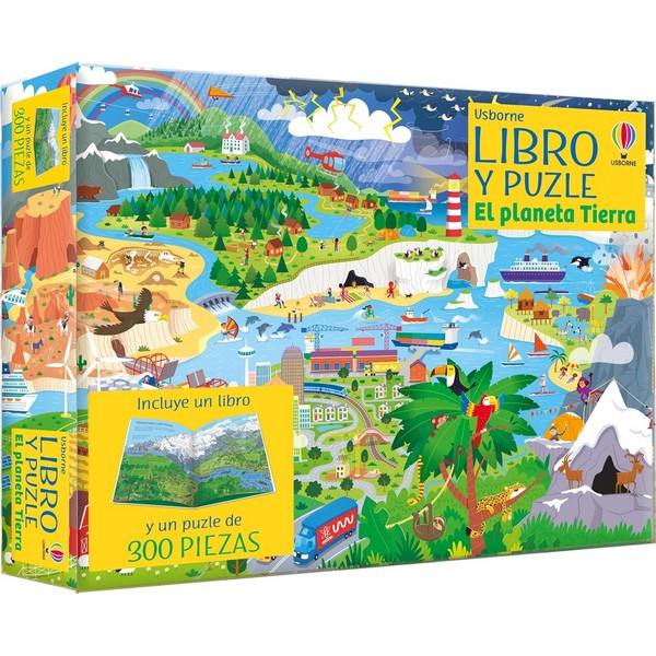 PLANETA TIERRA LIBRO Y PUZZLE