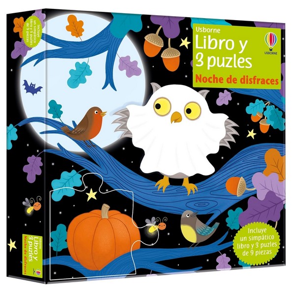 NOCHE DE DISFRACES LIBRO Y PUZLE