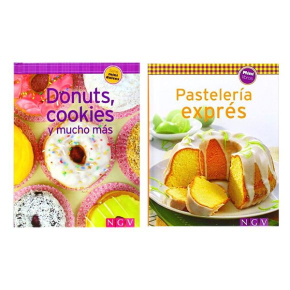 MINILIBROS DE COCINA PACKx2 (DONUTS COOKIESVARIOS AUTORESPASTELERIA EXPRES)