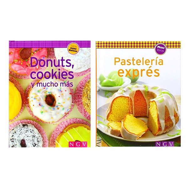 MINILIBROS DE COCINA PACKx2 (DONUTS COOKIESVARIOS AUTORESPASTELERIA EXPRES)