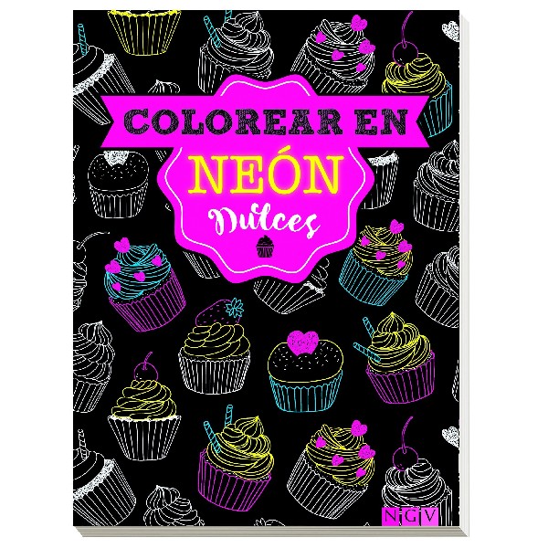 COLOREAR EN NEON DULCES