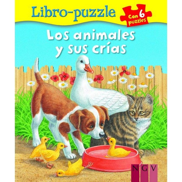 ANIMALES Y SUS CRIAS LIBRO PUZZLE