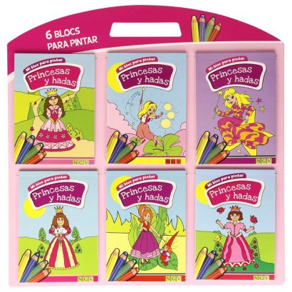 Ml BLOC PARA PINTAR PRINCESAS Y HADAS