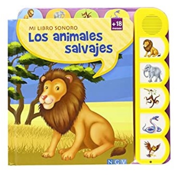 ANIMALES SALVAJES MI LIBRO SONORO
