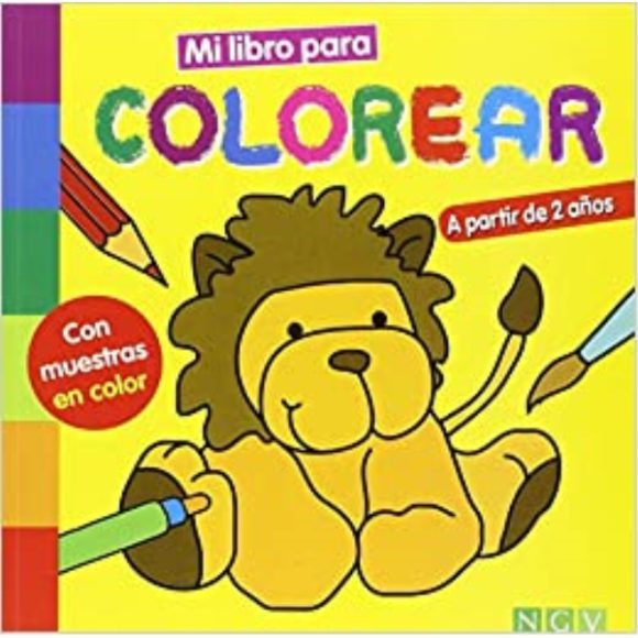 MI LIBRO PARA COLOREAR LEON