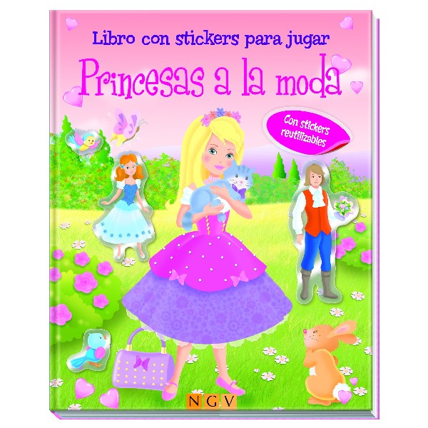 PRINCESAS A LA MODA LIBRO CON STICKERS PARA JUGAR